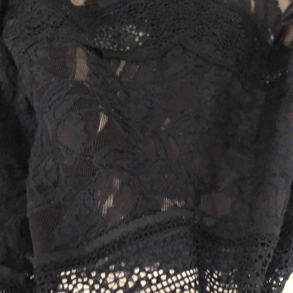 Lacey Black and beige Free People Dress - Picture 4 of 4